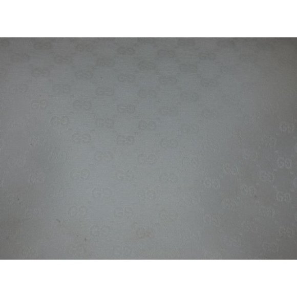 Gucci Vintage White Bucket Bag Small G Logo Coated Canvas And White Leather - Picture 6 of 12